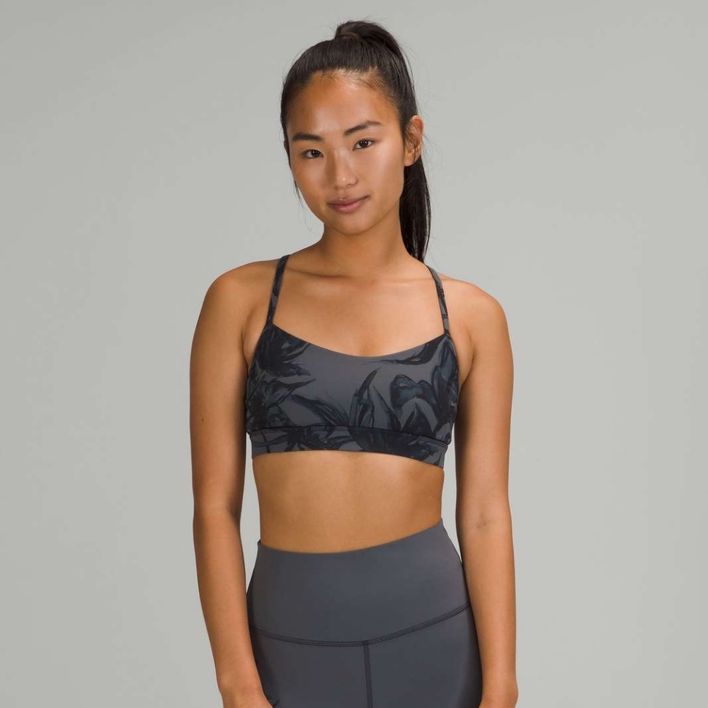 NWT 🌺Lululemon Flow Y Bra Nulu Botanical Bloom Anchor Multi Size 6